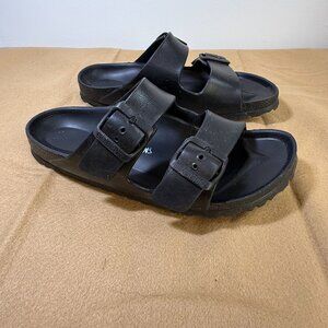 Birkenstock Arizona Black EVA Double Strap Sandals Size 37 EU / 6 US